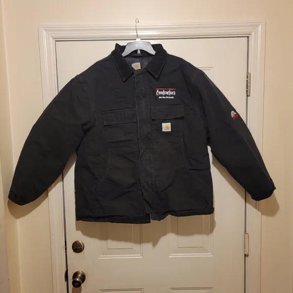 ★Carhartt Traditional coat C003-BLK 2XL Carhartt C003 Mens Loose Fit Firm Duck Insulated Traditional